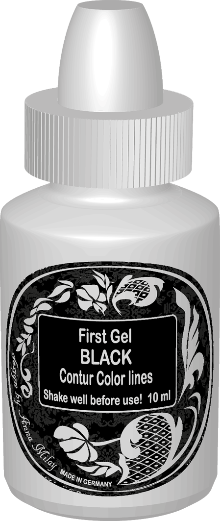Contour Colors Lines Negru - 10 ml