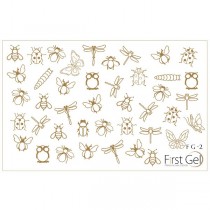 Nail Trafaret 2 Gold
