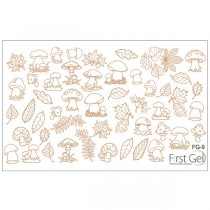Nail Trafaret 9 Gold